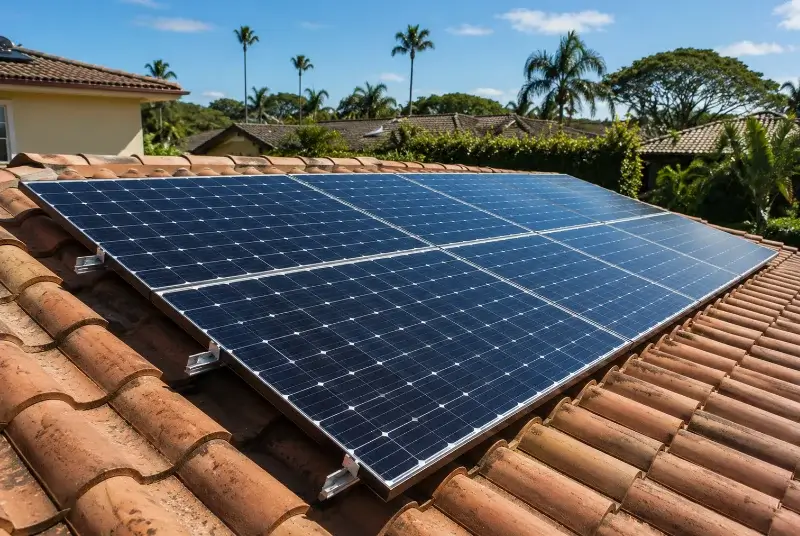 Installation de panneaux solaires à Montélier